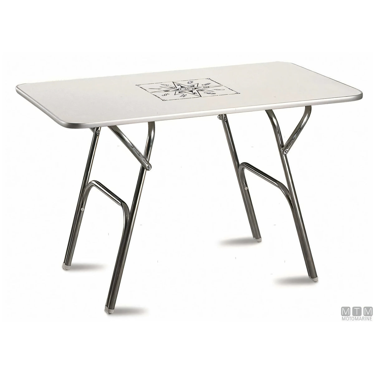 Forma tavolo pieghevole melamina alluminio per barca — 88x44 cm - H61 cm