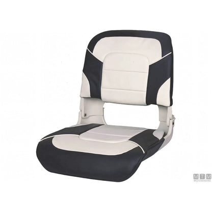 Sedile pieghevole Fisherman Motomarine — Bianco/Blu