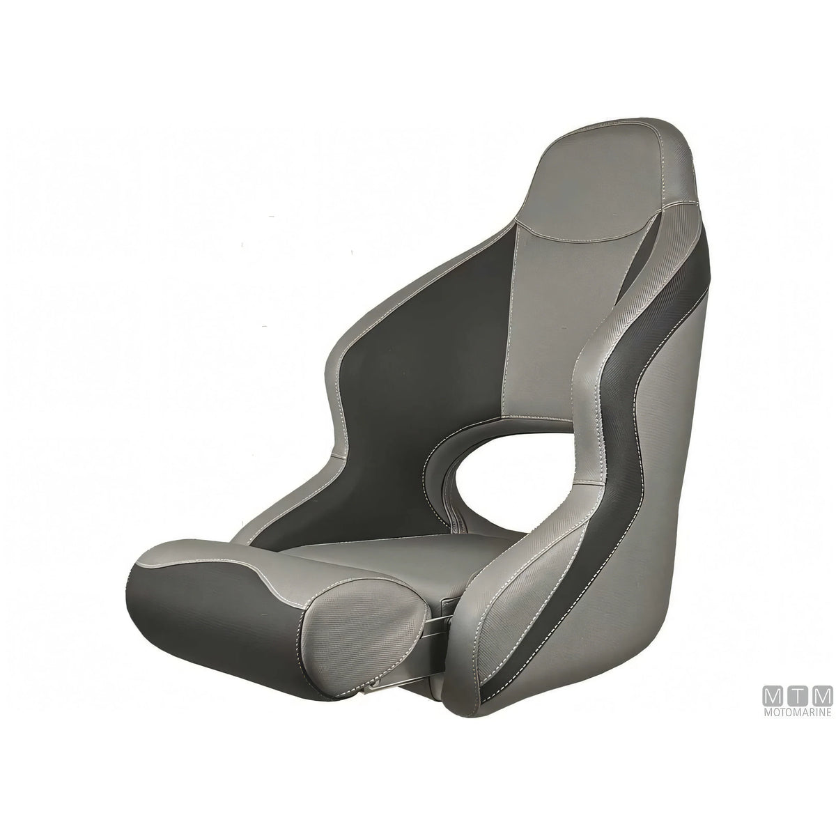 Ocean Poltroncina 52 Flip-Up scocca in Polietilene — Grigio/Nero
