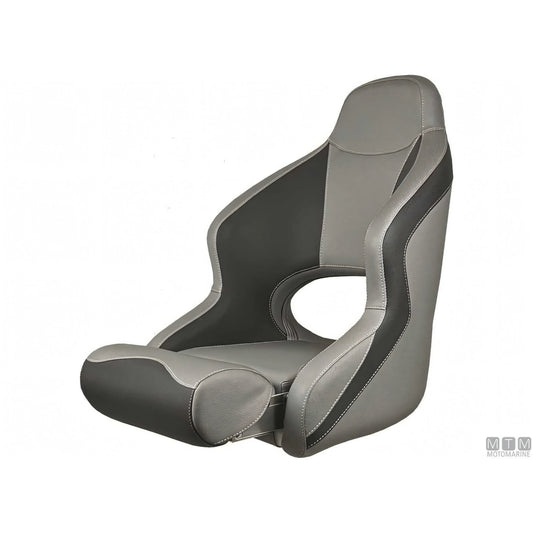 Ocean Poltroncina 52 Flip-Up scocca in Polietilene — Grigio/Nero