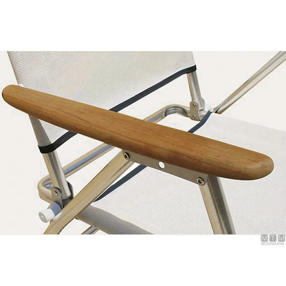 Forma Marathon M100 poltroncina pieghevole in alluminio — Bianco