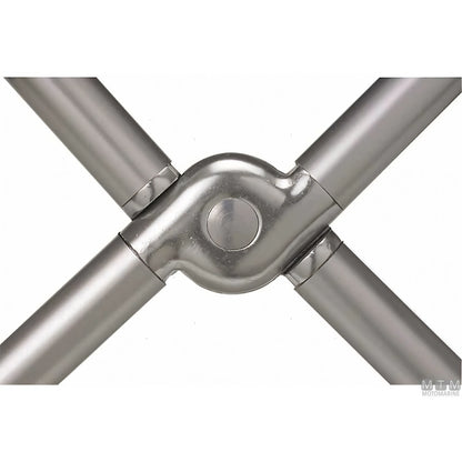 Forma poltroncina pieghevole Astron A6000T in alluminio — Bianco