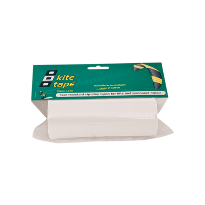 Nastro autoadesivo PSP Kite Tape bianco ripstop nylon 150mm x 2,5mt per riparazioni aquiloni e spinnaker