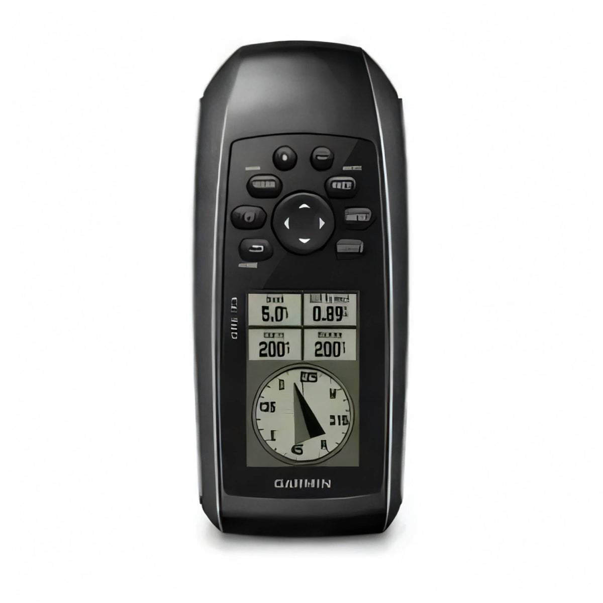 GPS portatile Garmin 73 nero con display bussola e schermo dati navigazione