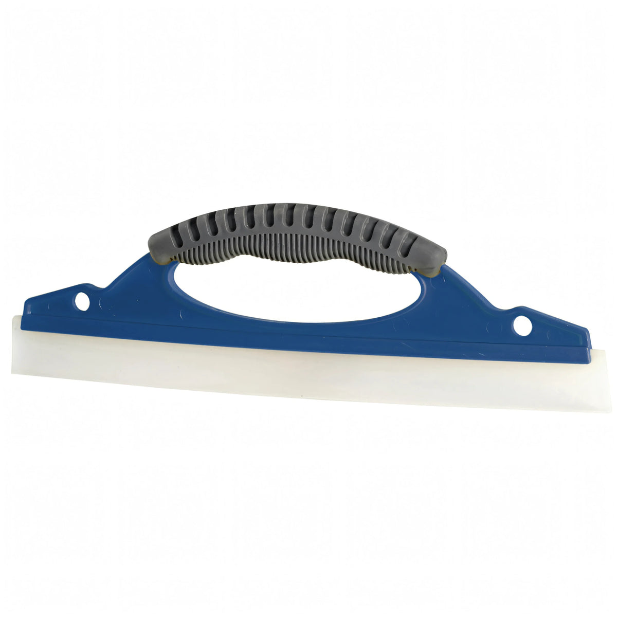 Lama togli-acqua Osculati blu con manico ergonomico grigio e lama in silicone bianco per vetri e parabrezza