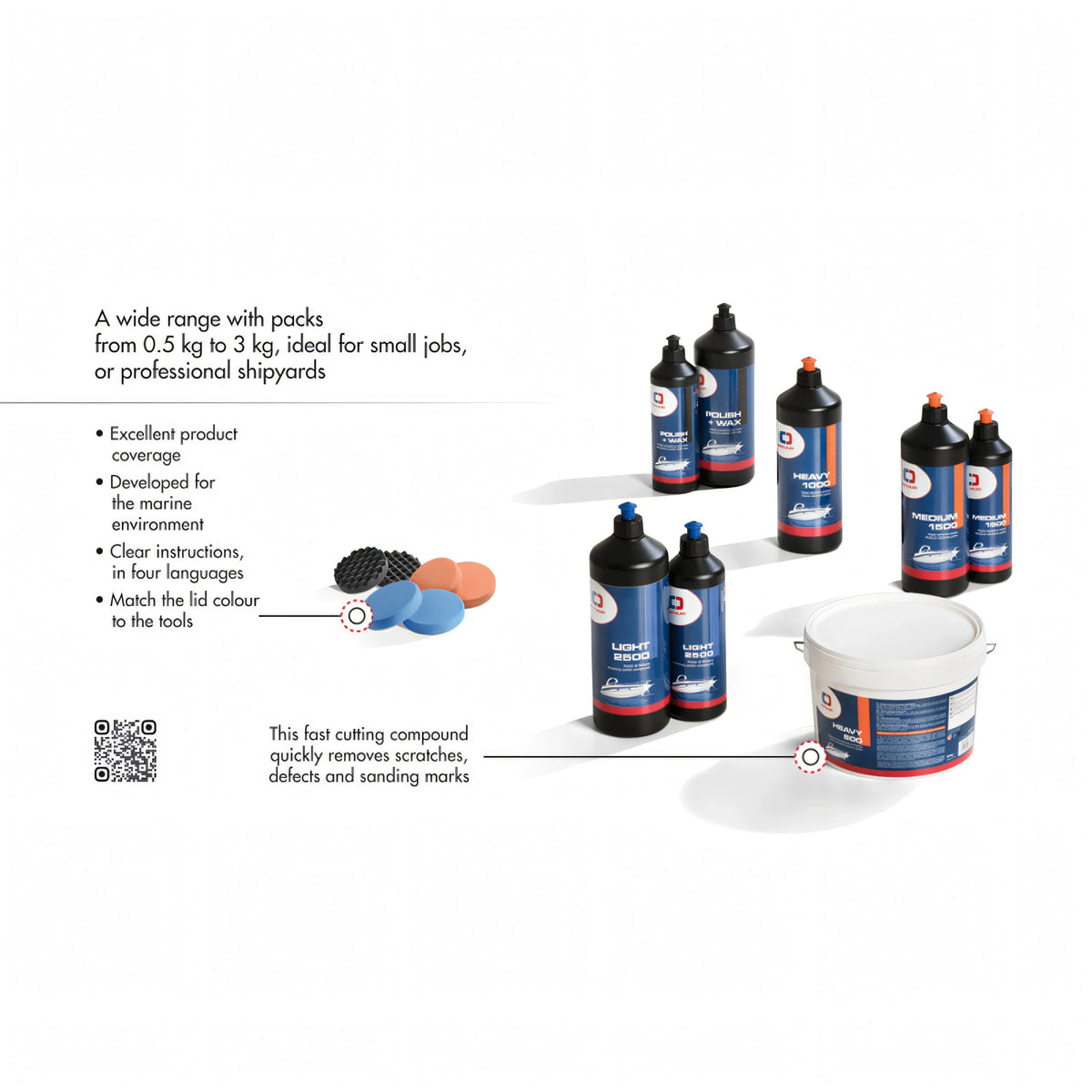 Panni in microfibra Osculati Boat Care confezione da 2 pezzi per pulizia barca – vista 4
