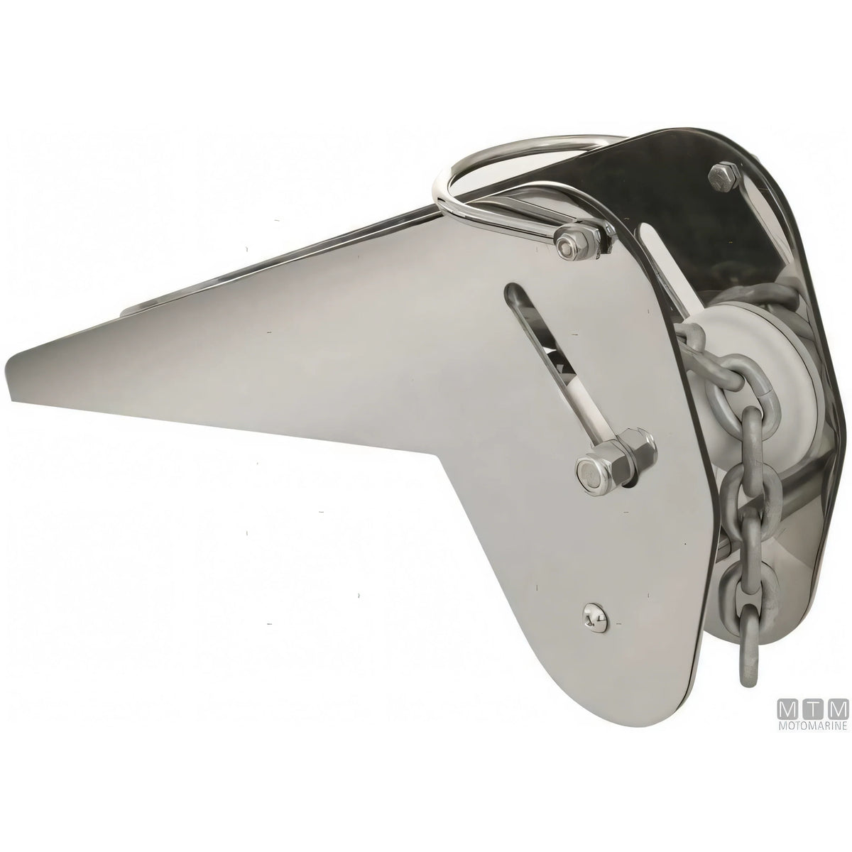 Musone Passa Catena Angolato in Acciaio Inox 316 — 370 mm