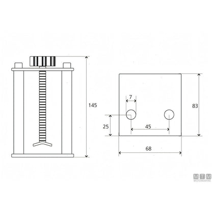 Musone Basculante Aster di Prua in Acciaio Inox 316 — Ferma ancora (accessorio)