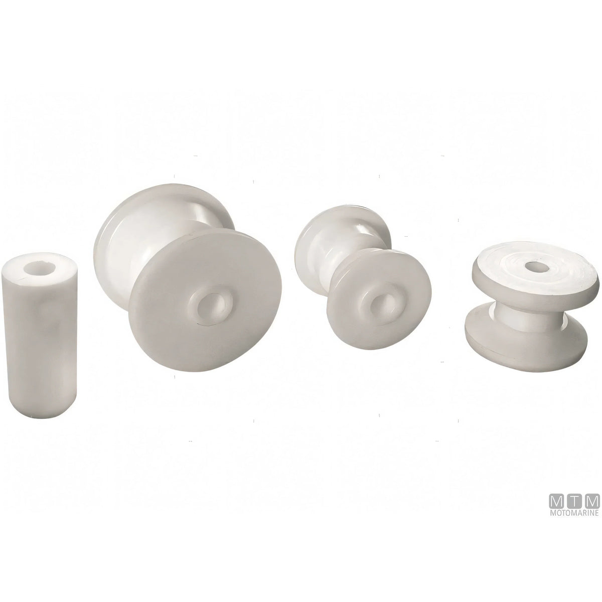Rullo ricambio - L 42 mm. - Ø 60 mm. - foro Ø 11 mm. puleggia — vista 2
