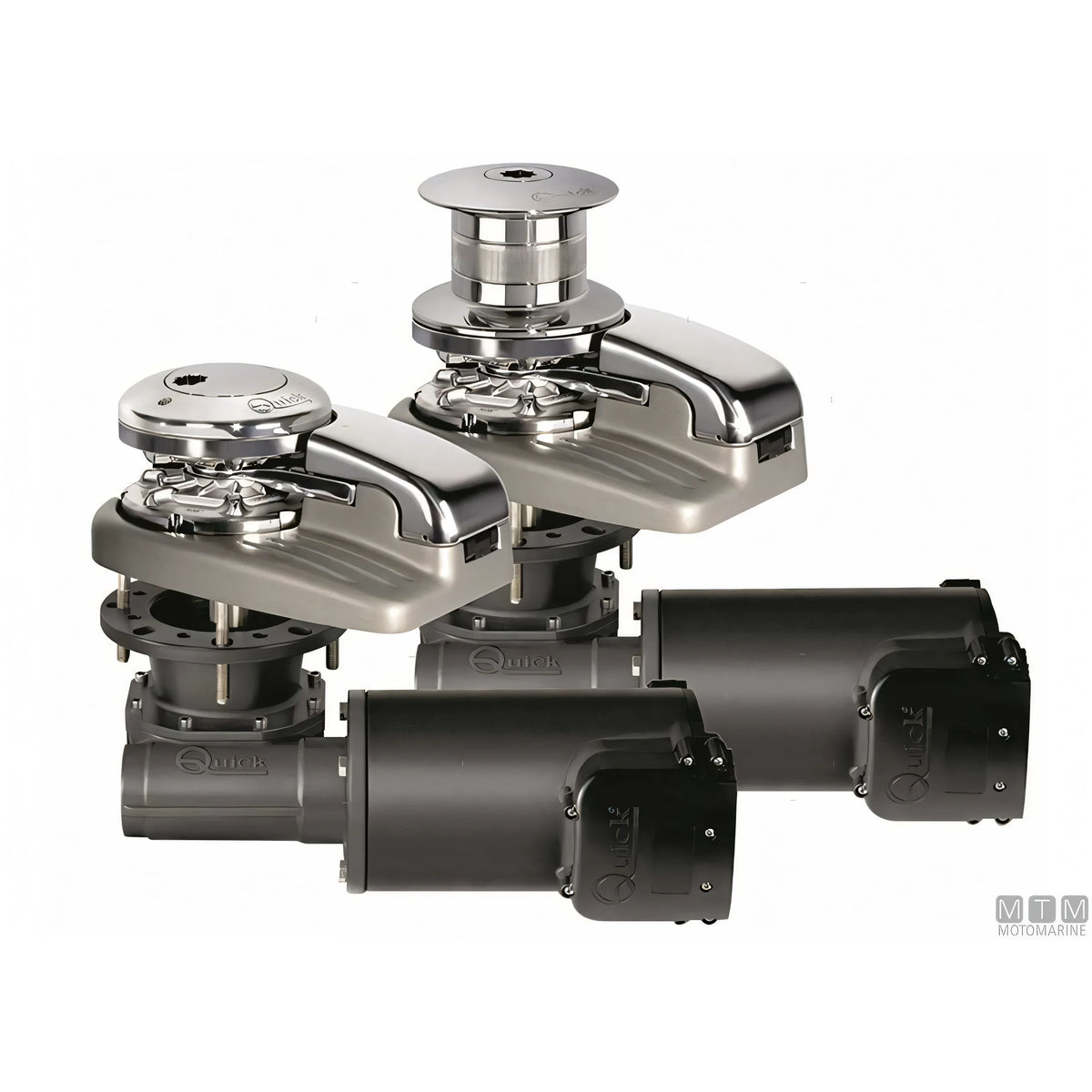 Quick Verricello salpa ancora Dylan H 2000W acciaio inox e alluminio anodizzato