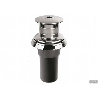 Verricello da tonneggio Quick Totem TM3 in alluminio anodizzato e bronzo cromato — TM3 500W/12V