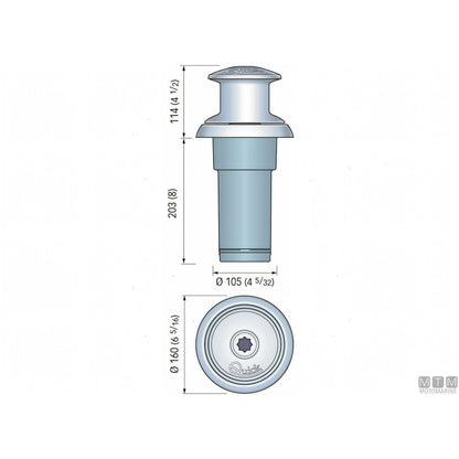 Verricello da Tonneggio Quick Totem TM3 — TM3 500W/12V