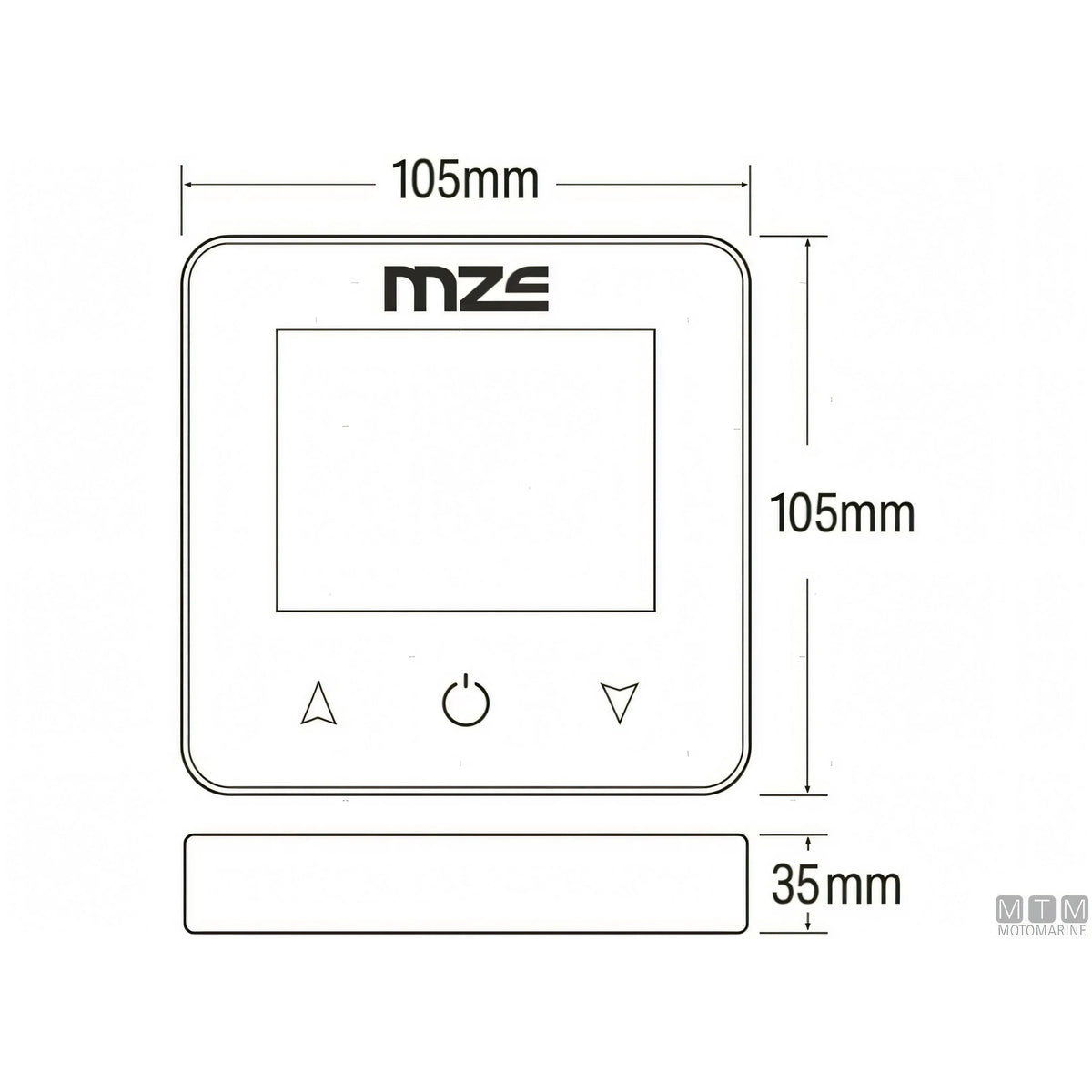 Motomarine Pannello Touch Contacatena Up-Down MZ — Pannello Digitale Touch