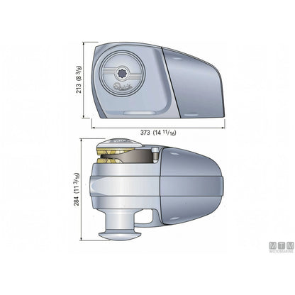 Quick Verricello Salpa Ancora Hector HC3 Alluminio Anodizzato — 12V