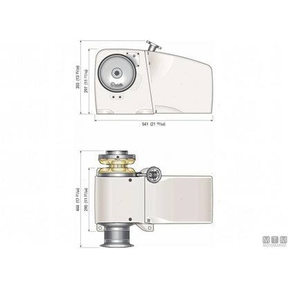 Verricello salpa ancora Quick Heroes HR5 in alluminio anodizzato — 1700W - 12V