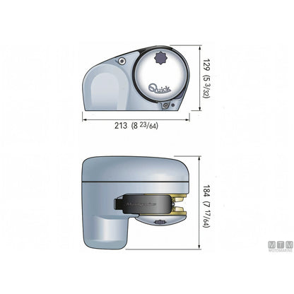 Verricello Salpa Ancora Quick Genius GP2 150W — Ø6mm