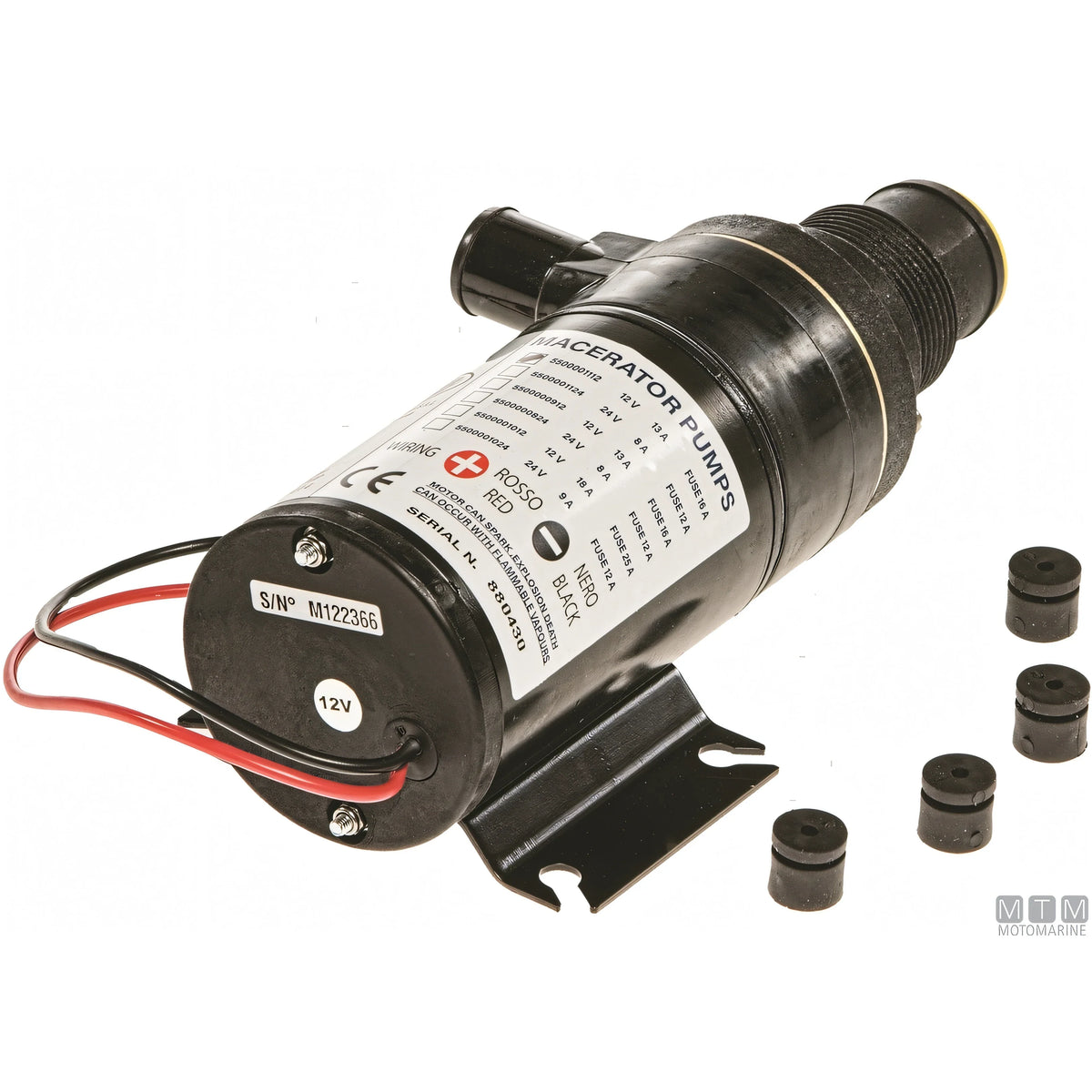 Ocean maceratore Polymer Head in polimero — 12V