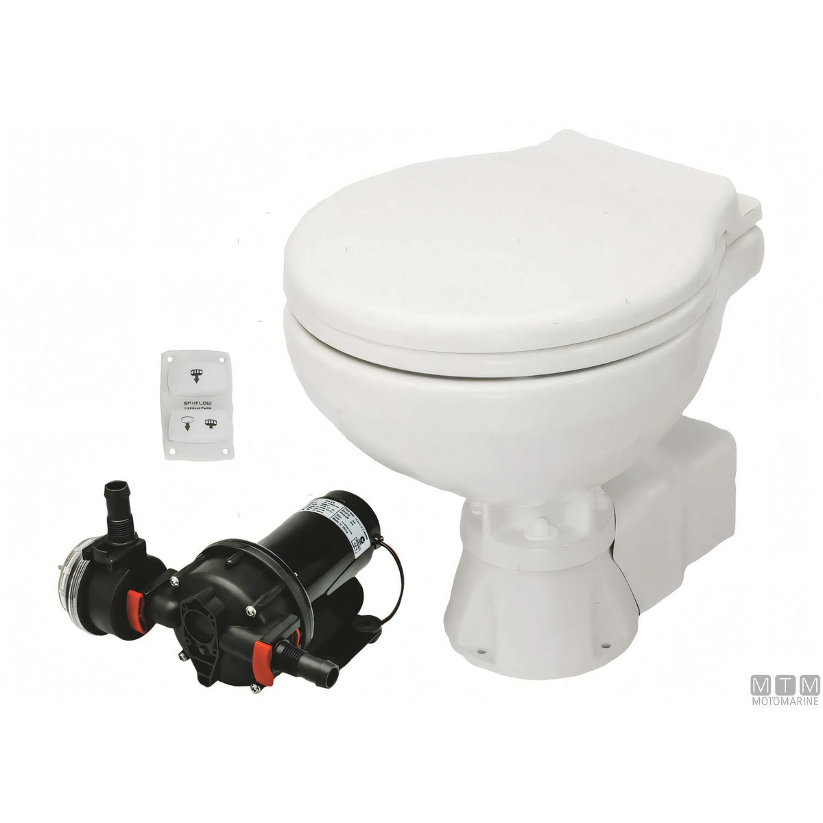 Toilet elettrica Johnson SPX Aqua-T Silent — Compact 12V