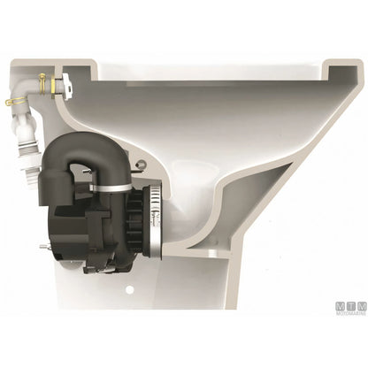 Tecma WC Compass Short elettrico nautico — 12V - Pannello Eco