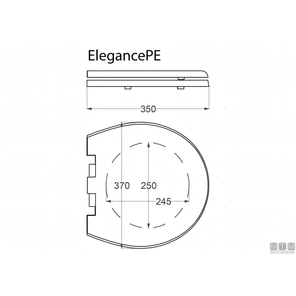 Tecma WC Elegance 2G Serie Flexi con pannello All-in-One — Standard 12V