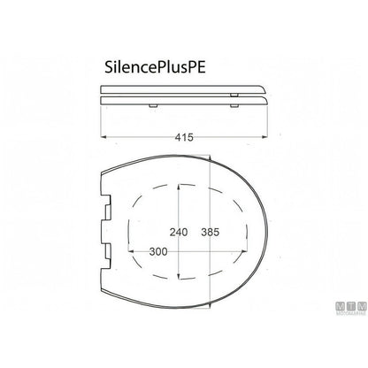 Tecma WC Silence Plus 2G pannello All-in-One SFT — Toilet Standard 12V