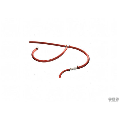 Fitt Refittex tubo acqua atossico PVC per impianti nautici — Ø 12,3 mm Rosso — 50 m