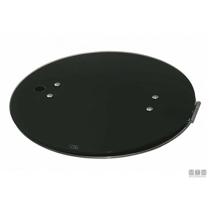 Can lavello sferico inox 18/8 con coperchio in vetro temperato — ø 300 x H 180 mm