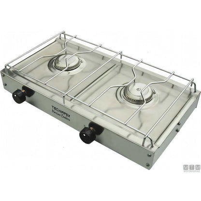 Techimpex fornello a gas Capri Ponza acciaio inox 18/8 — Capri 1 fuoco