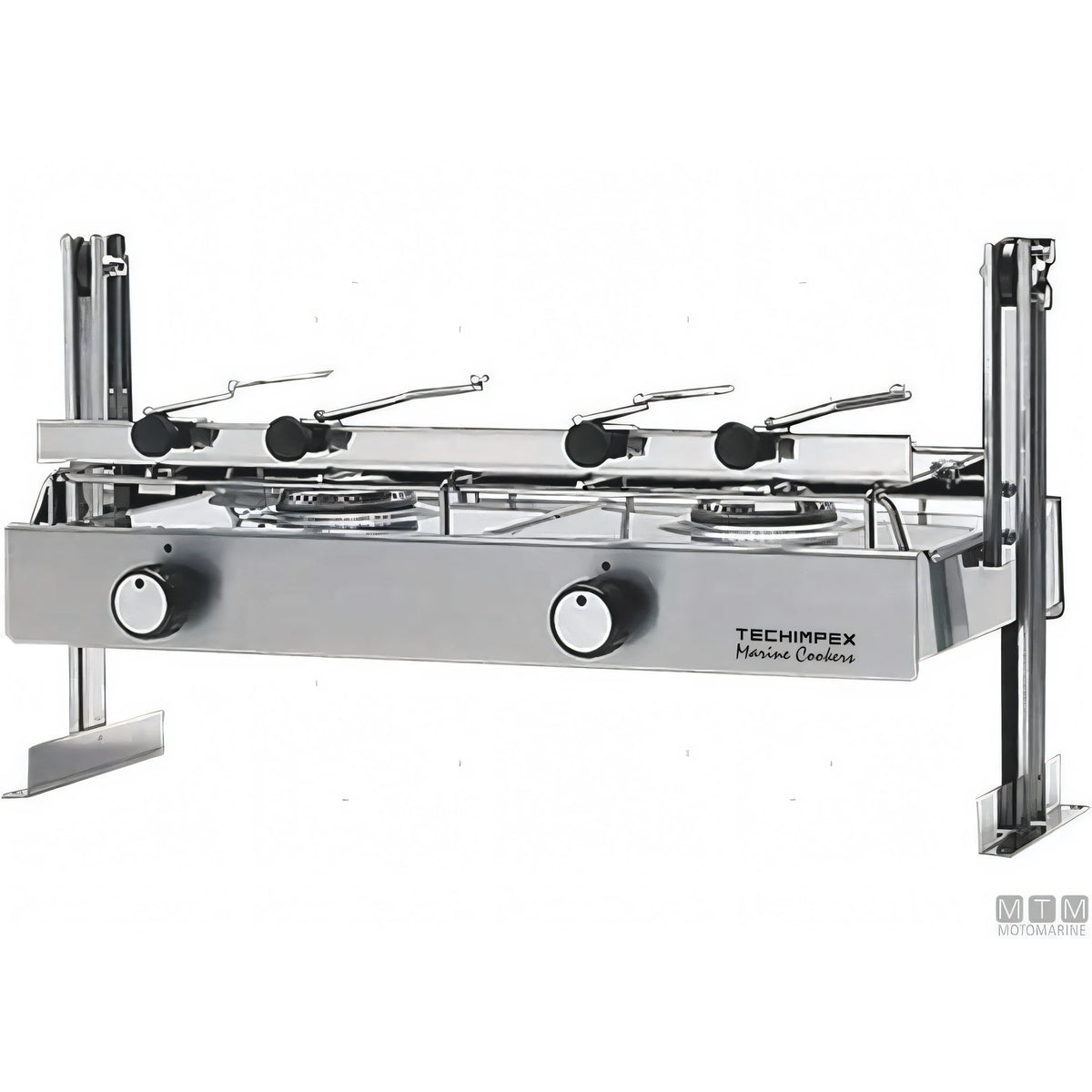Techimpex fornello a gas Capri Ponza acciaio inox 18/8 — Capri 1 fuoco