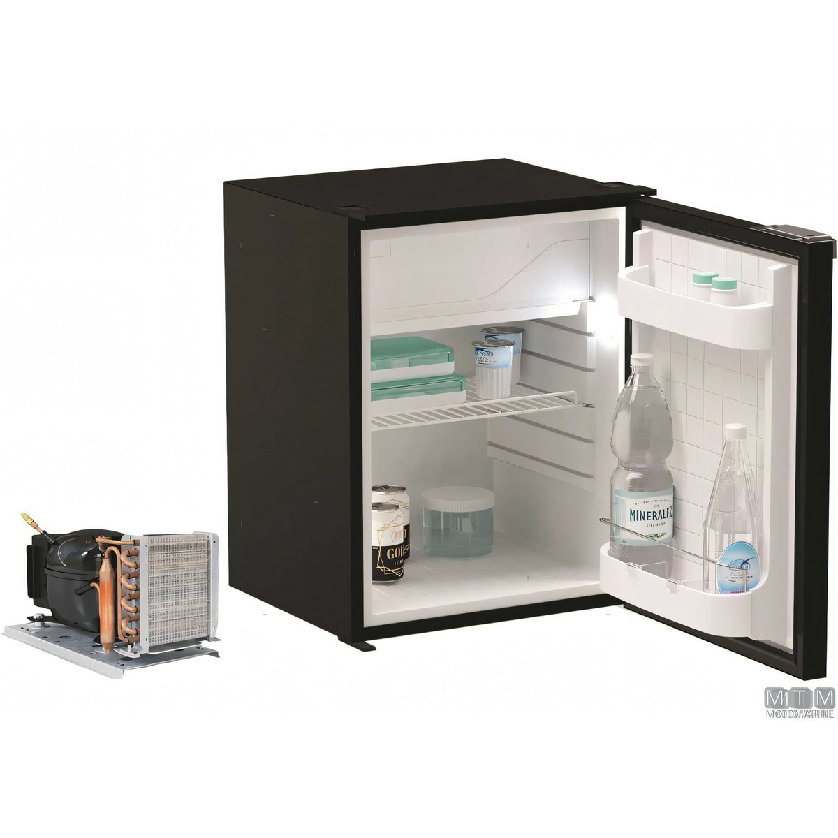 Vitrifrigo frigorifero marino Serie C compressore esterno — 75 L - Nero