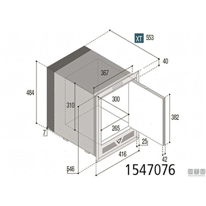 Vitrifrigo fabbricatore di ghiaccio VF IM CL OCX2 — XT Hydro Compact