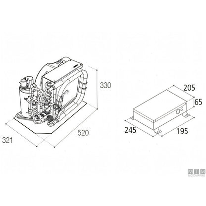 Vitrifrigo Climatizzatore MACS 12000 BTU/h — 12.000 BTU/h