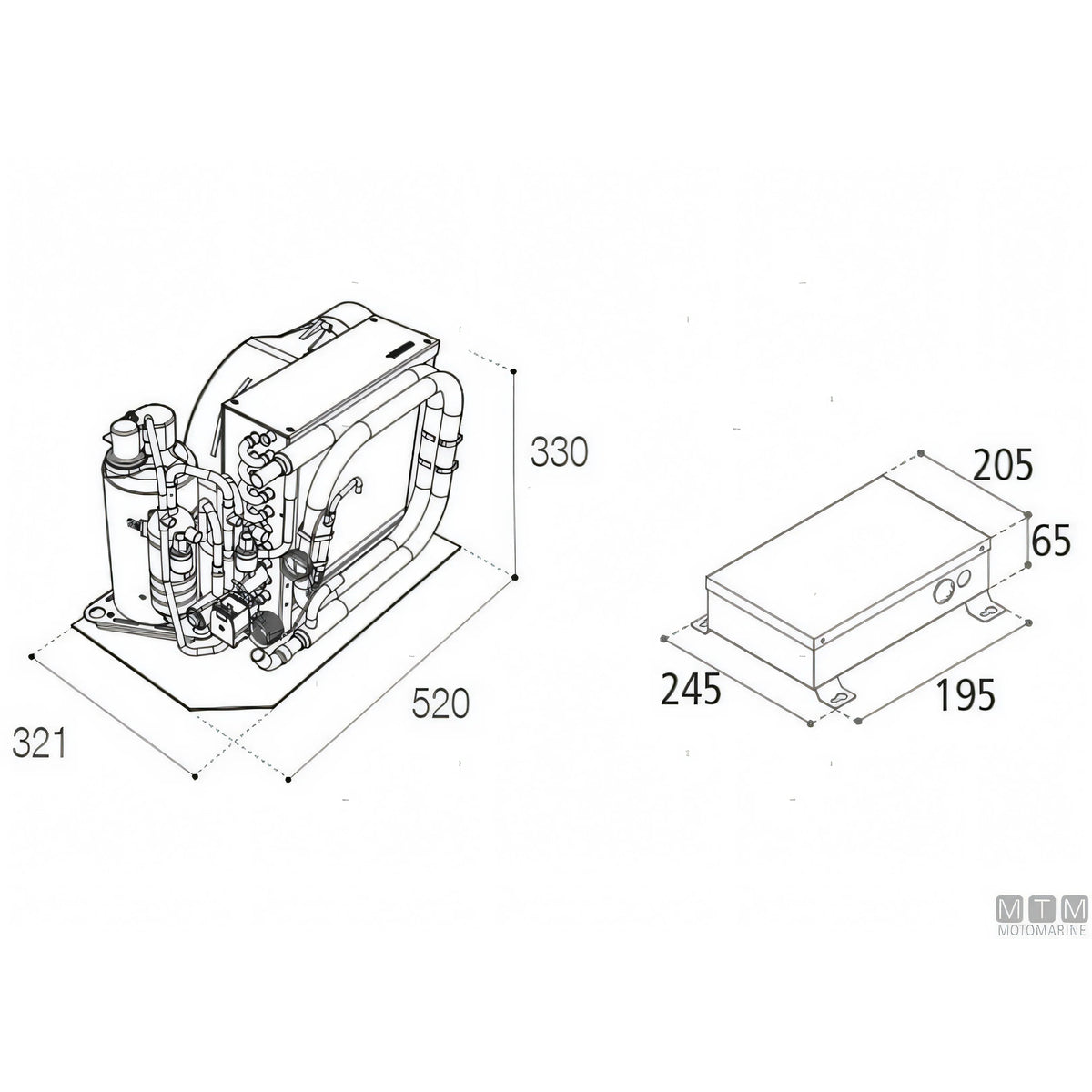 Vitrifrigo Climatizzatore MACS 12000 BTU/h — vista 2