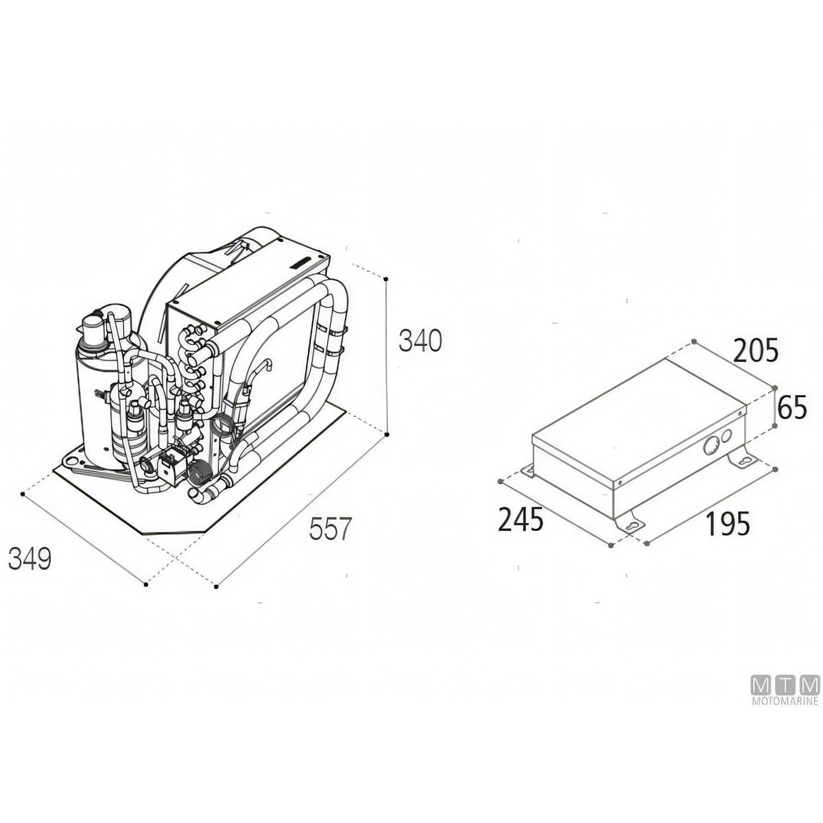 Climatizzatore Vitrifrigo MACS 16000 BTU/h — 16.000 BTU/h