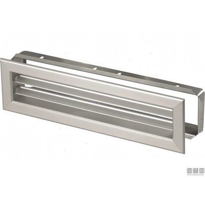 Griglia aria Dometic per climatizzatore marino — MN1 287x65mm Argento