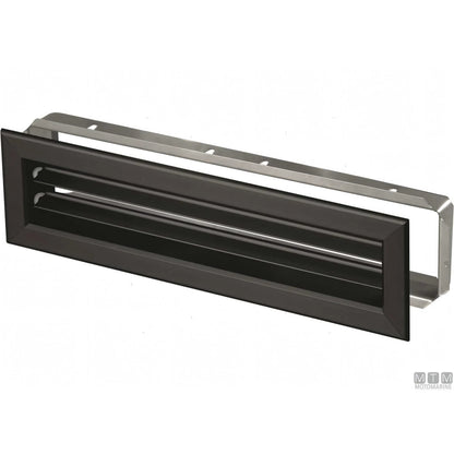 Griglia aria Dometic per climatizzatore marino — MN2 370x77mm Nera
