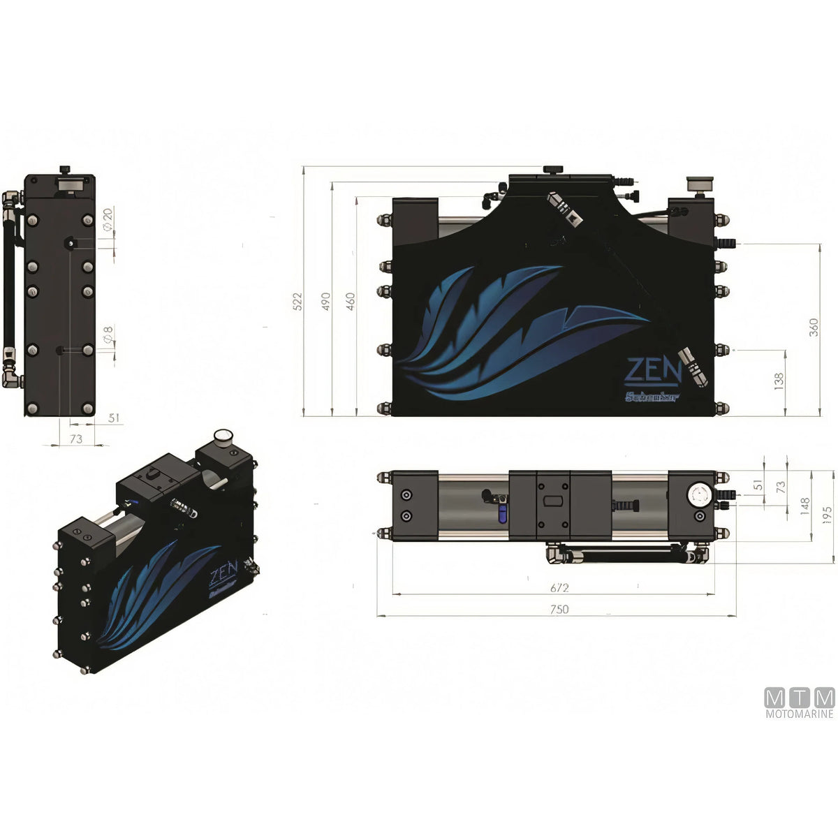 Dissalatore Schenker Zen 100 — 12V - Touch-screen