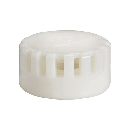 Filtro pompa Attwood in plastica bianca, forma cilindrica con griglia di filtraggio laterale