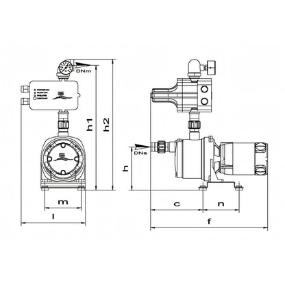 Autoclave Gianneschi Ecoinox, disegno tecnico