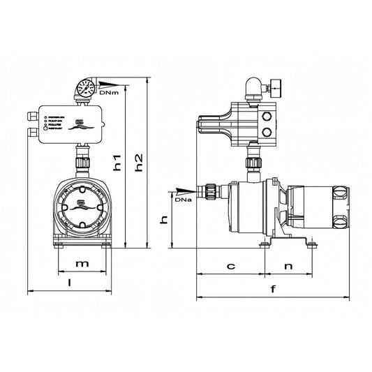 Autoclave Gianneschi Ecoinox, disegno tecnico