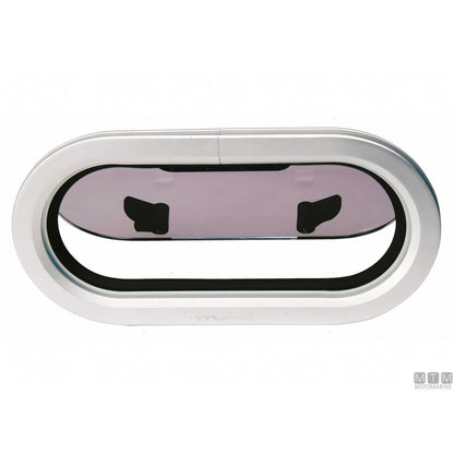Can SB Oblò Ovale G-Type Alluminio Anodizzato — Oblò 397x197 mm