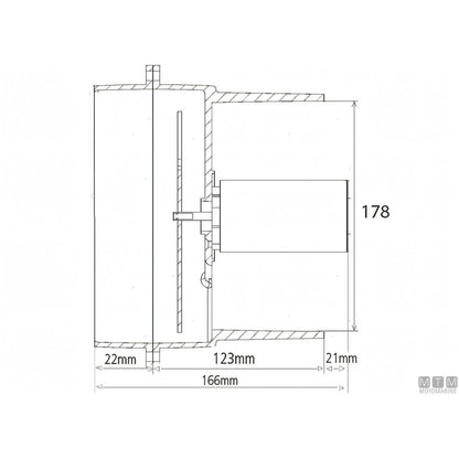 Aspiratore Ocean Flow in linea per ventilazione barca — Flow 750 - 12V