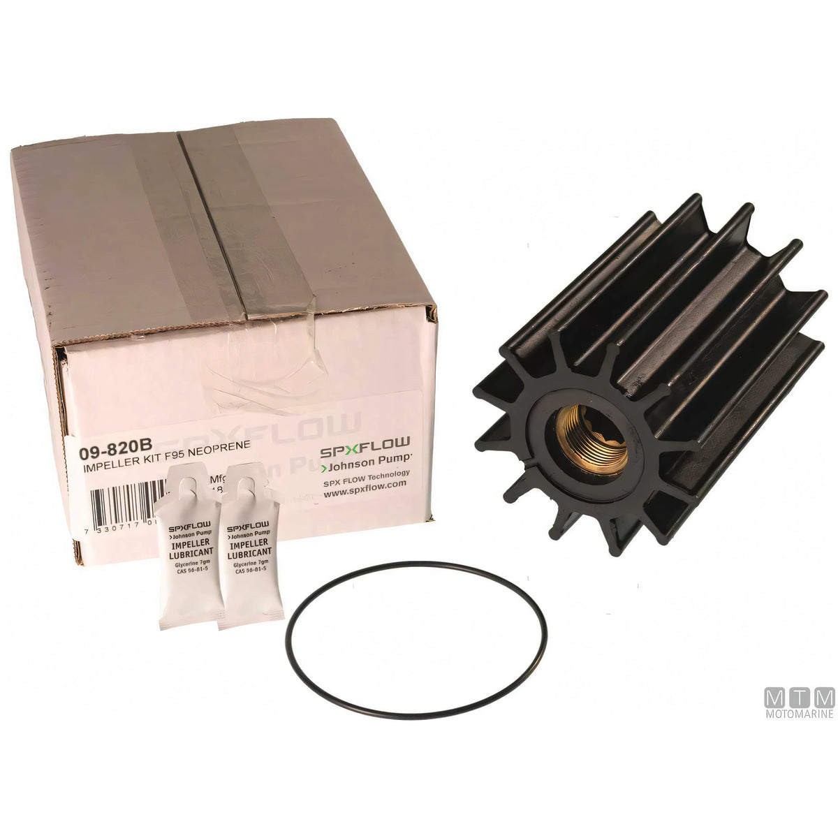 Pompa raffreddamento motore SPX Johnson F95B-5000 in bronzo con frizione magnetica — vista 5