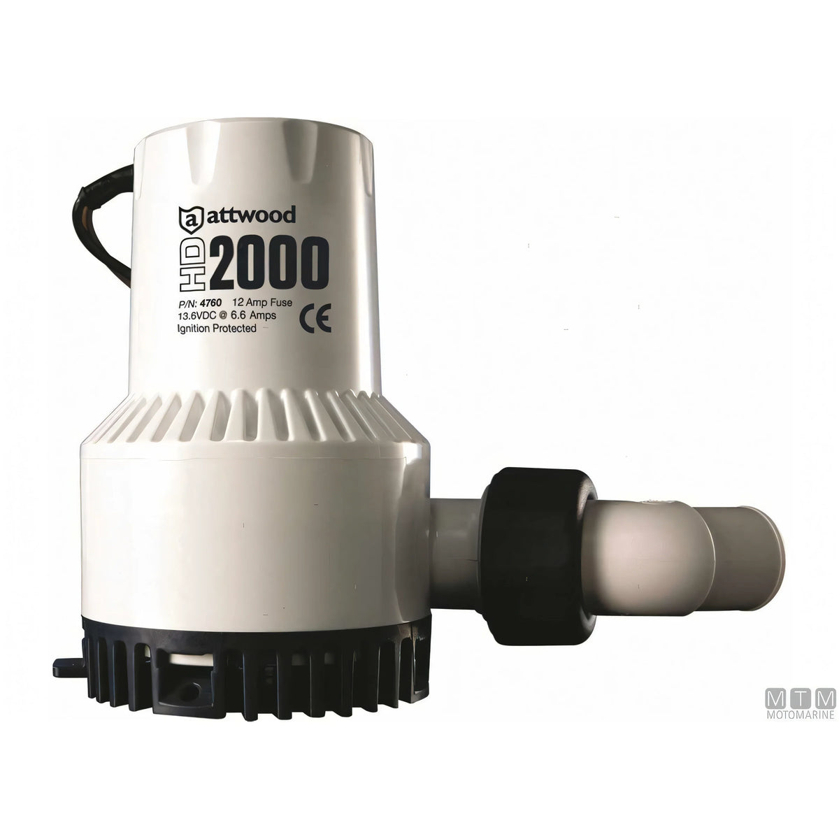 Pompa di sentina Attwood HD sommergibile in corpo resistente — HD2000 12V