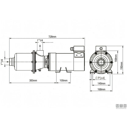 Pompa di sentina CEM SBX6 220V — 220V