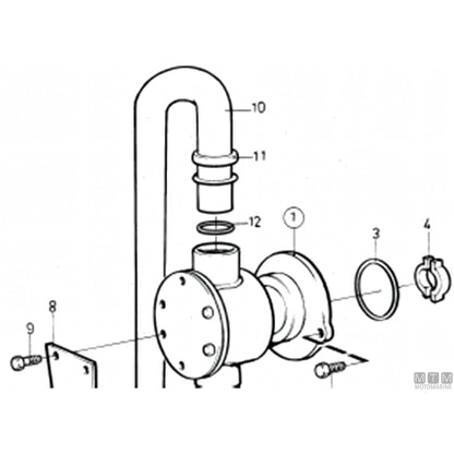 Johnson Pompa di Raffreddamento F7B-9 — F7B-9
