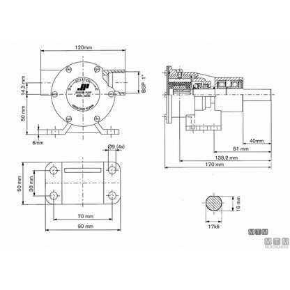 Johnson pompa di raffreddamento F7B-8 — F7B-8