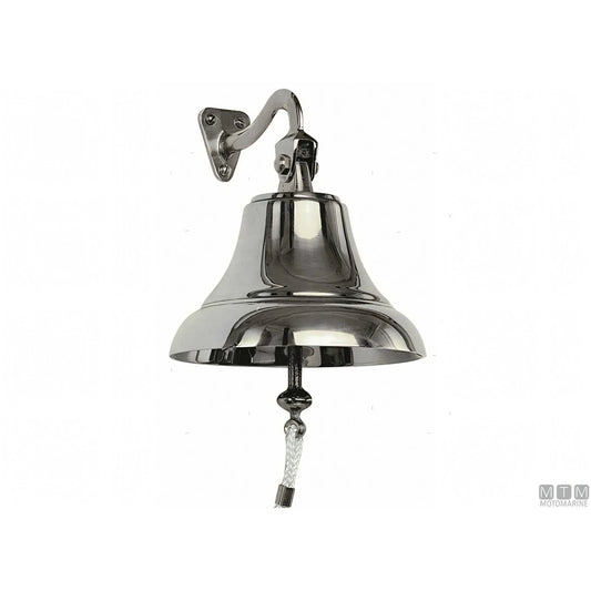 Foresti e Suardi campana nautica in ottone cromato — Ø 100 mm