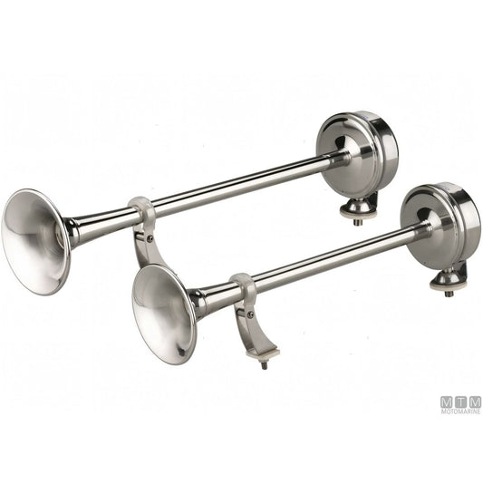 Marco Tromba Doppia in Acciaio Inox — 12V