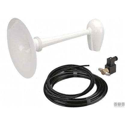 Tromba nautica Marco a norme R.I.Na. — Bianca 12V
